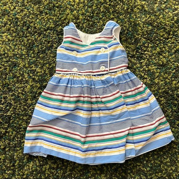 Ralph Lauren Other - Ralph Lauren Striped Wrap Dress 12M